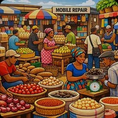 Cluster Market Merchants